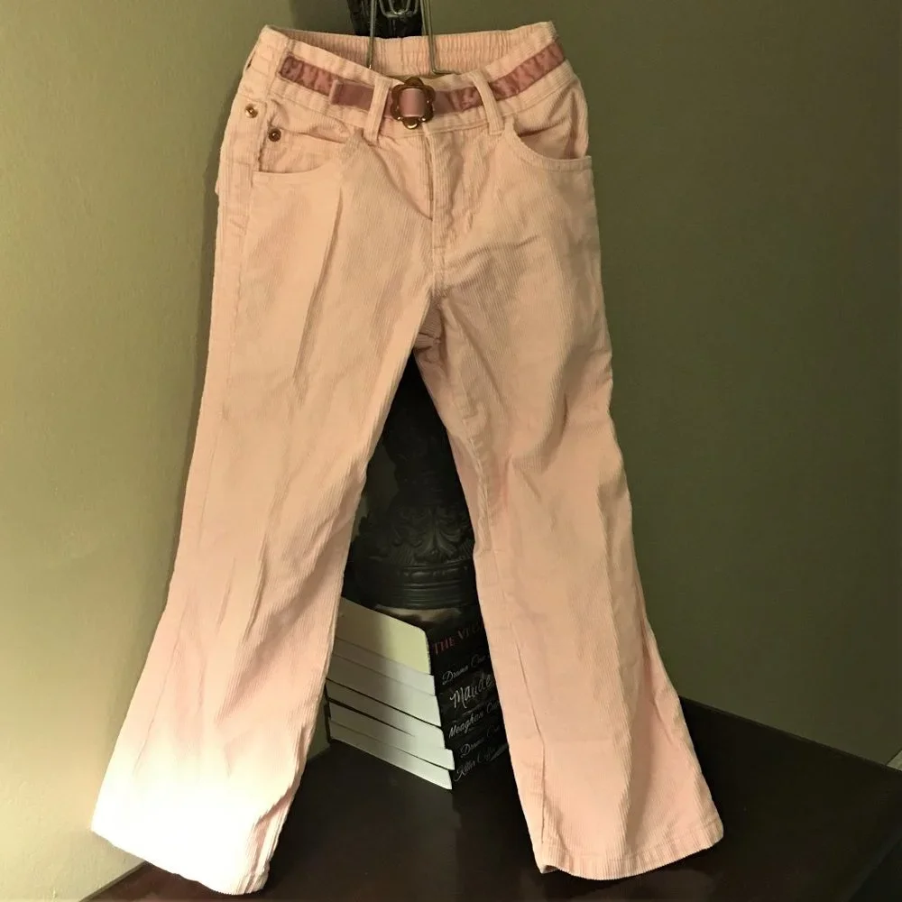 OLD NAVY Soft Pink Corduroy Girls Pants | 5T